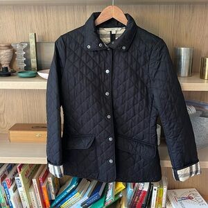 Burberry Brit Quilted Jacket Black size small